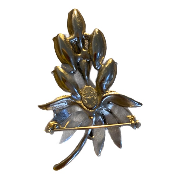 Vintage Brooch Signed Silver Starrs - Picture 2 of 3